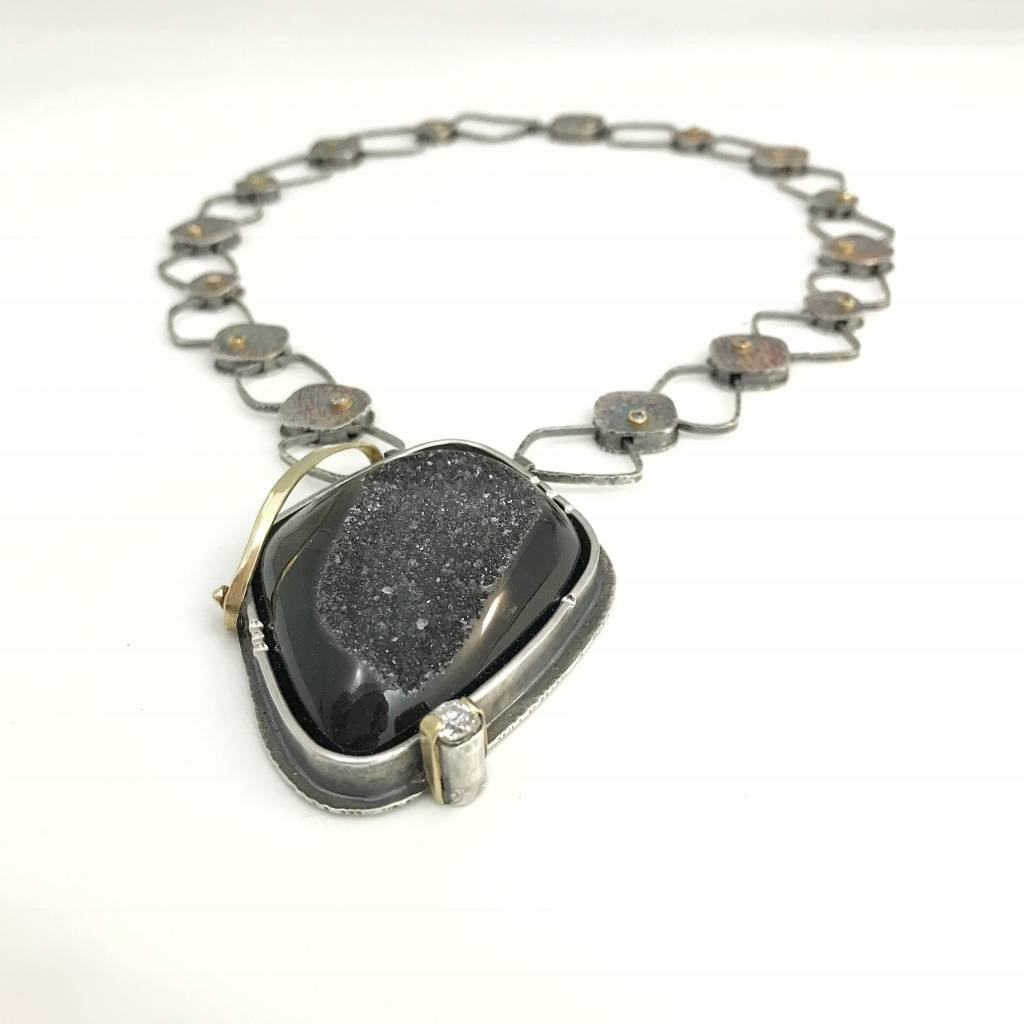 Creative Black Tie Neckpiece