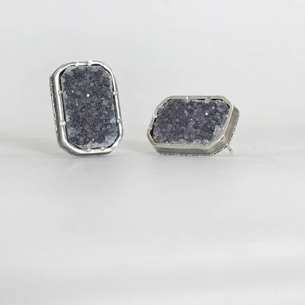 Creative Black Tie Large Studs