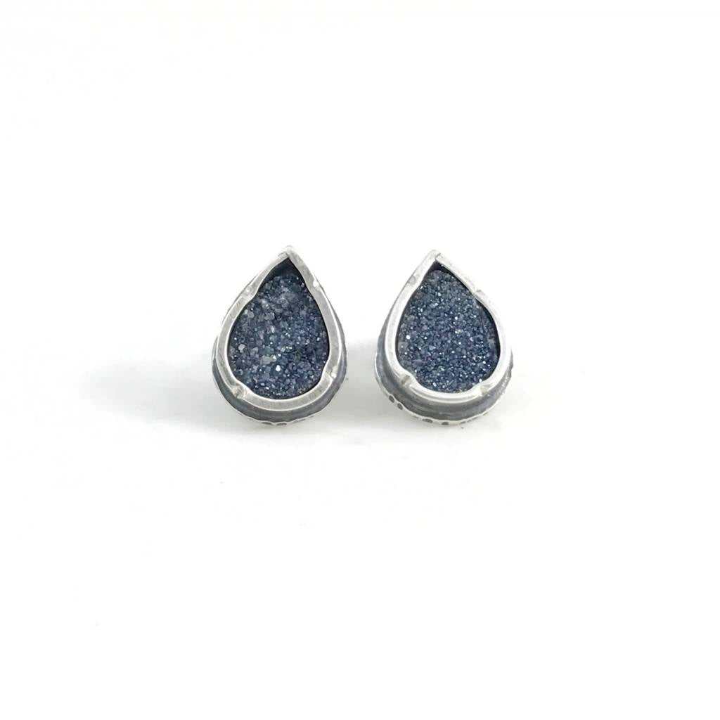 Creative Black Tie Tiny Studs