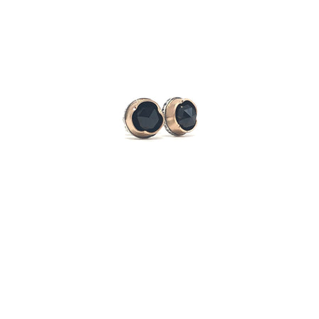 Black Spinel Arise Studs - small