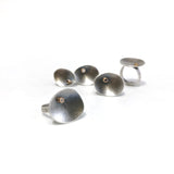 Stackable Pebble Ring with Black Diamond, White Diamond, or Sapphire